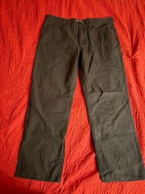 Blue Mountain Men's 100% Cotton Canvas Work Pants 38x32